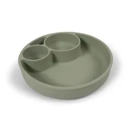 Farfurie din silicon, cu ventuză - 1
