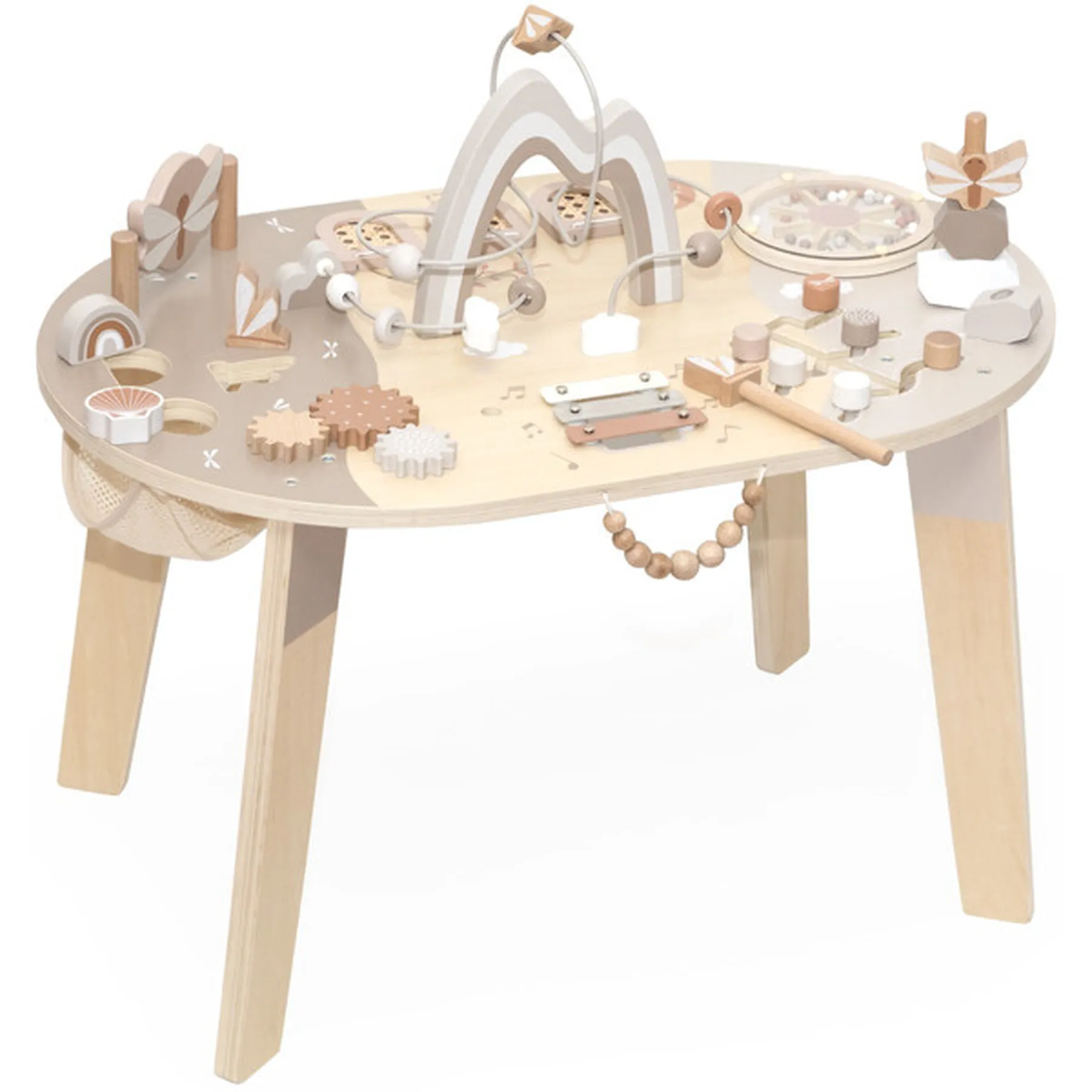 Jucărie din lemn, Masă de activități - 2