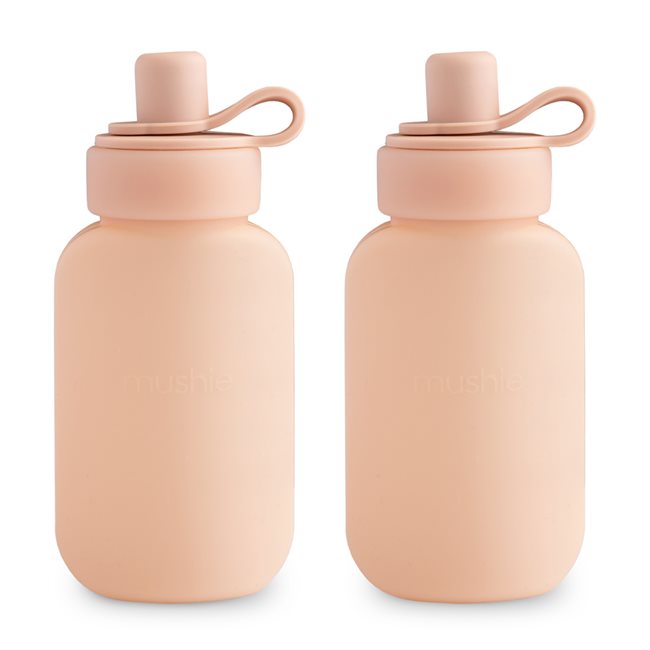 Product Image for Sticlă din silicon pentru smoothie și piure, set 2 bucăți, 150 ml, blush