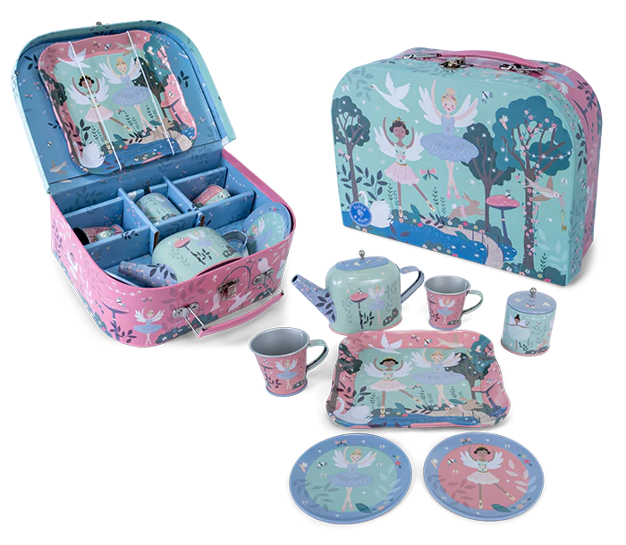 Product Image for Set de jucărie pentru servit ceai, 9 piese, enchanted