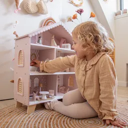 Jucărie din lemn, Casă de păpuși - 4