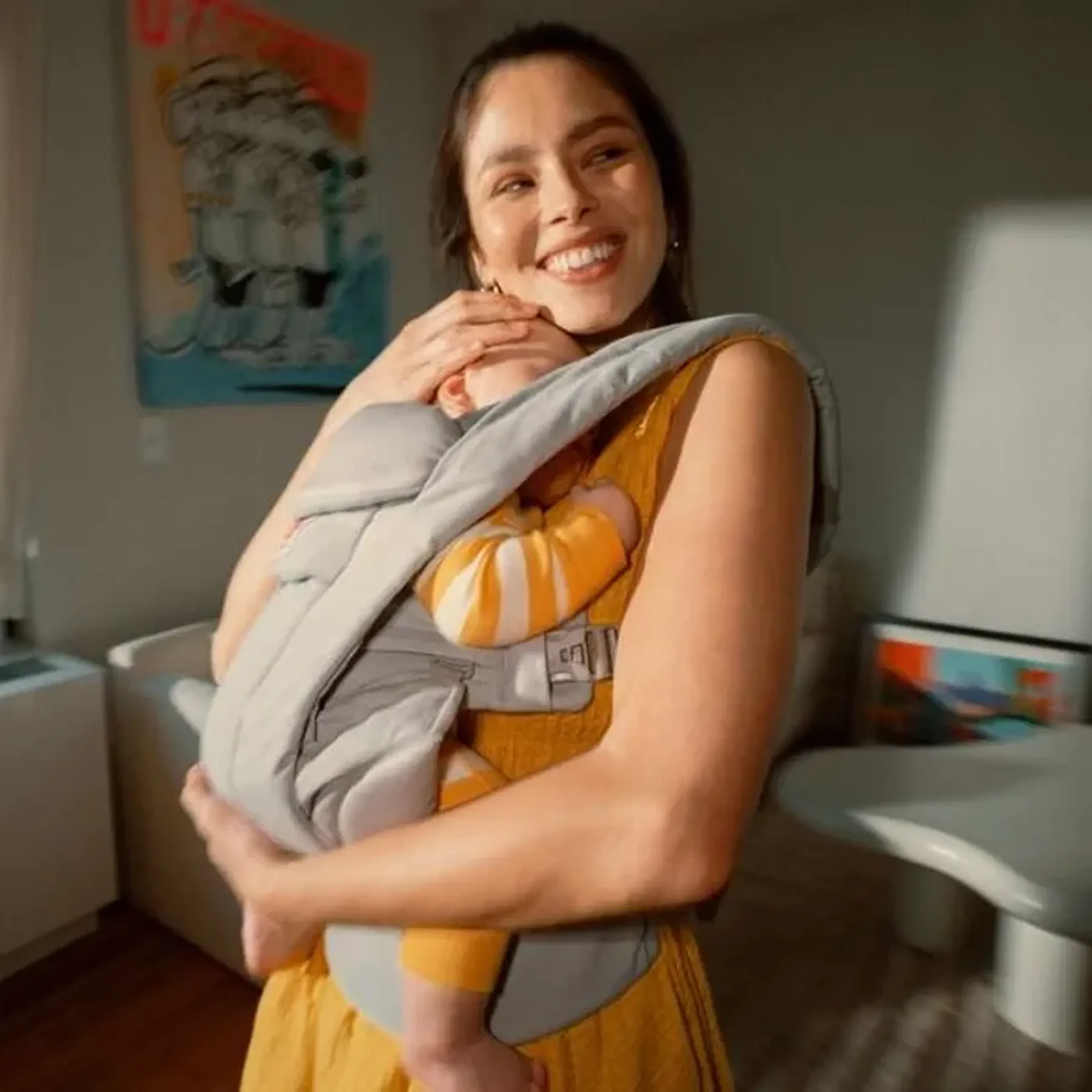 Marsupiu Ergobaby Omni Deluxe Cotton - 5
