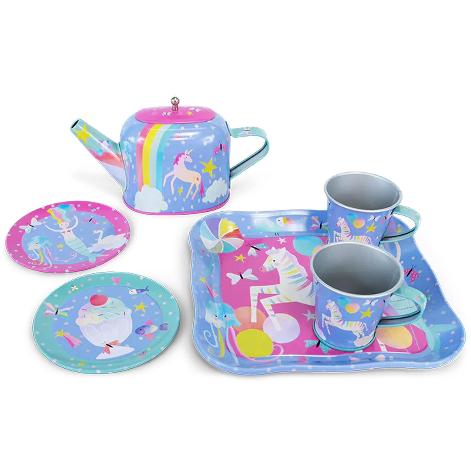 Set de jucărie pentru servit ceai, 7 piese - 2