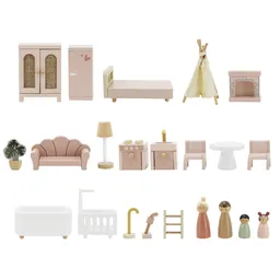 Jucărie din lemn, Casă de păpuși - 2