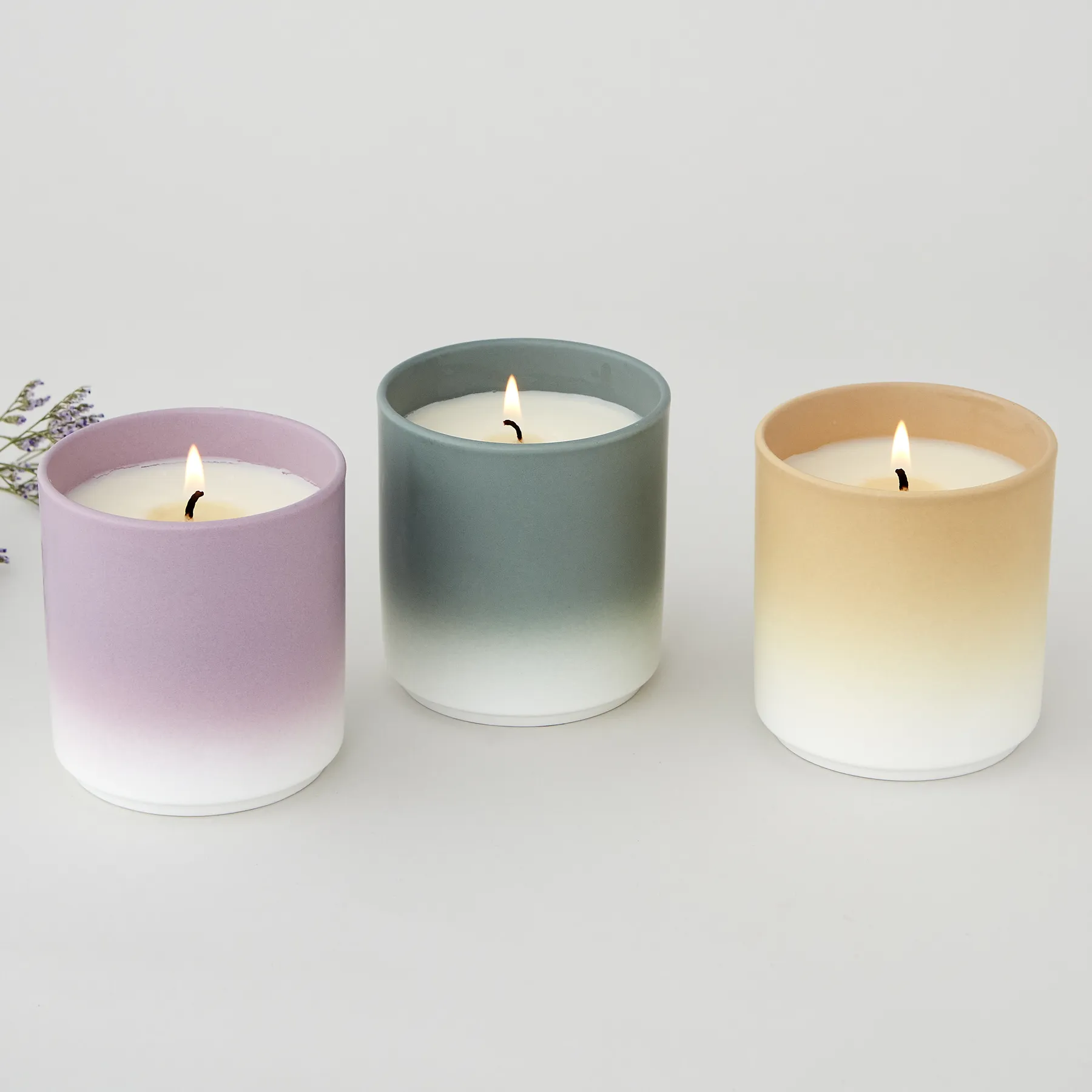 Dip Dye Scented Candle  - 4