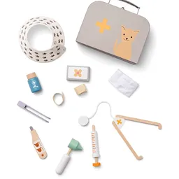 Állatorvosos fa játék szett - 2