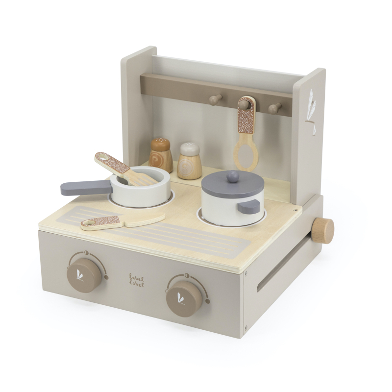 Product Image for Jucărie din lemn, Aragaz pliabil, nougat