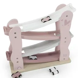 Jucărie din lemn, Circuit pentru mașini - 1