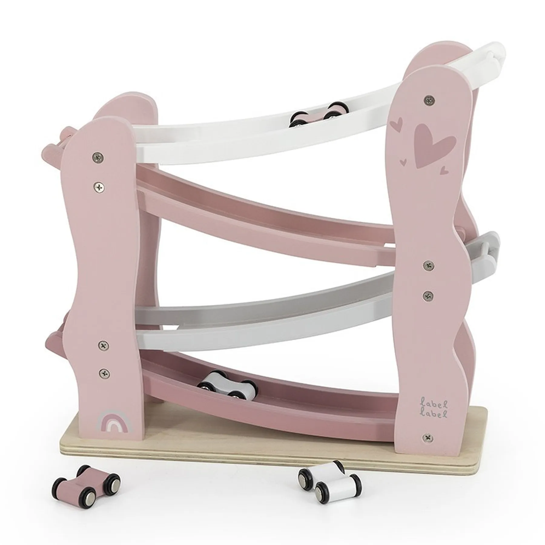 Jucărie din lemn, Circuit pentru mașini - 2