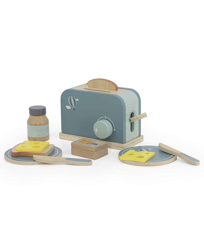 Product Image for Jucărie din lemn, Toaster, green