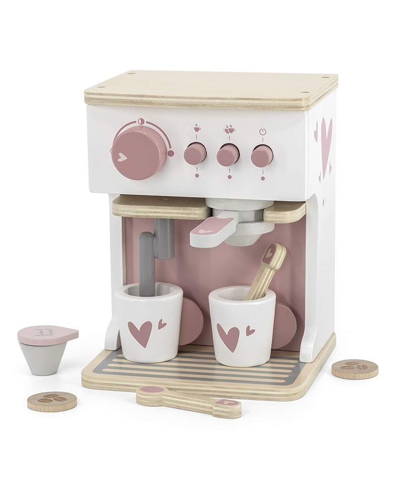 Product Image for Jucărie din lemn, Espressor, pink