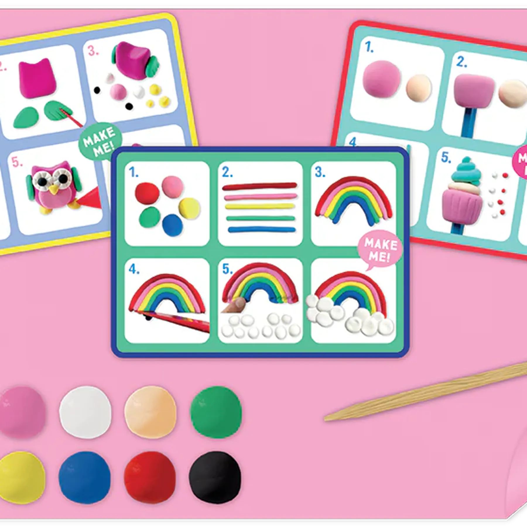 Set plastilină 10 culori, Clay & Play - 4