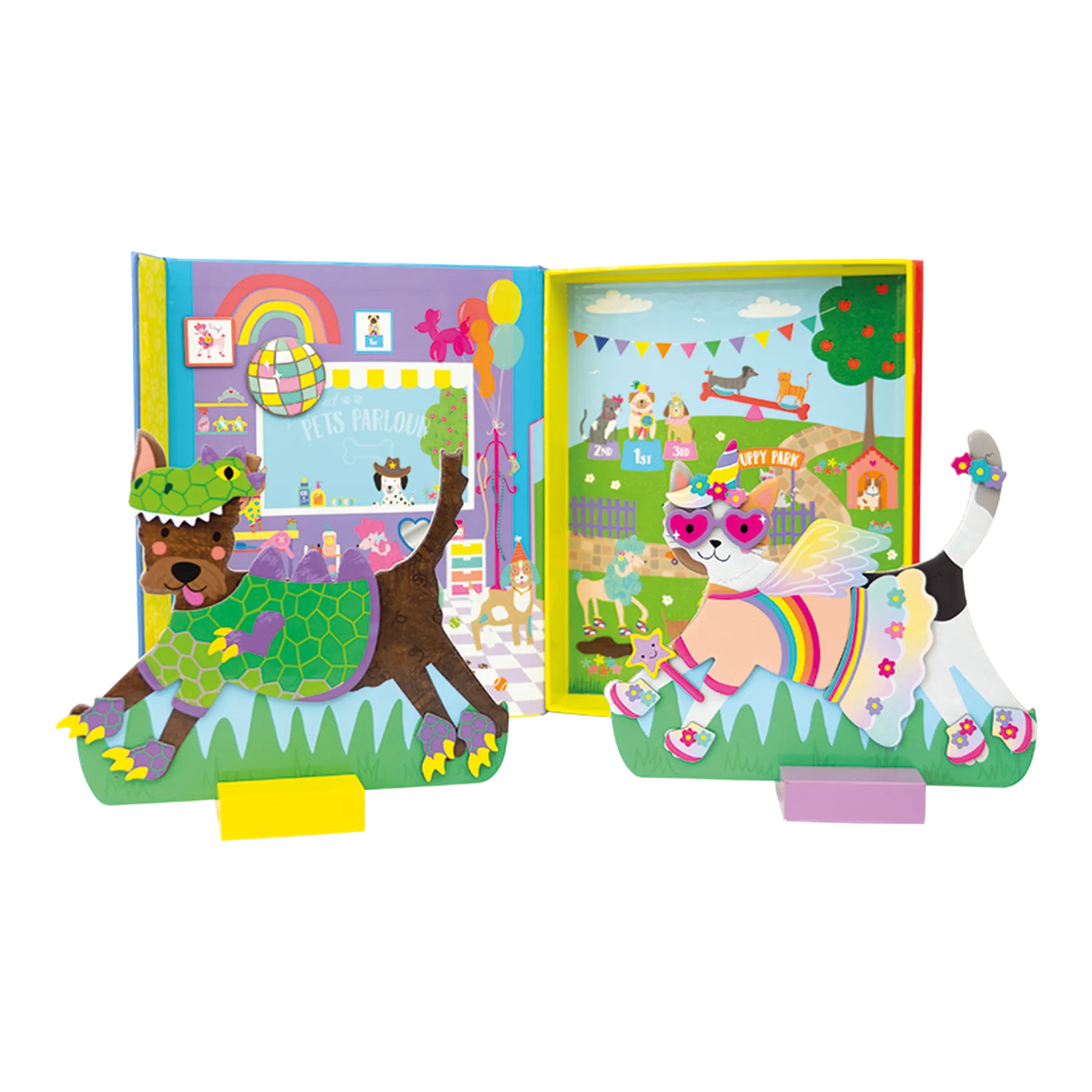 Animale magnetice din lemn, Dress Up - 1