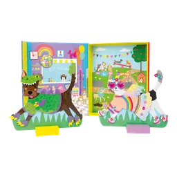 Animale magnetice din lemn, Dress Up - 1