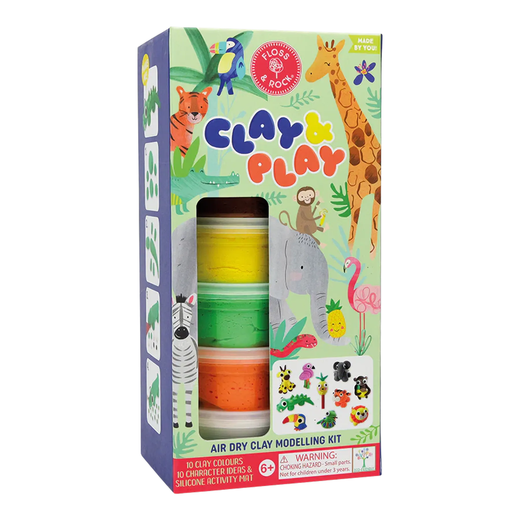 Set plastilină 10 culori, Clay & Play - 1