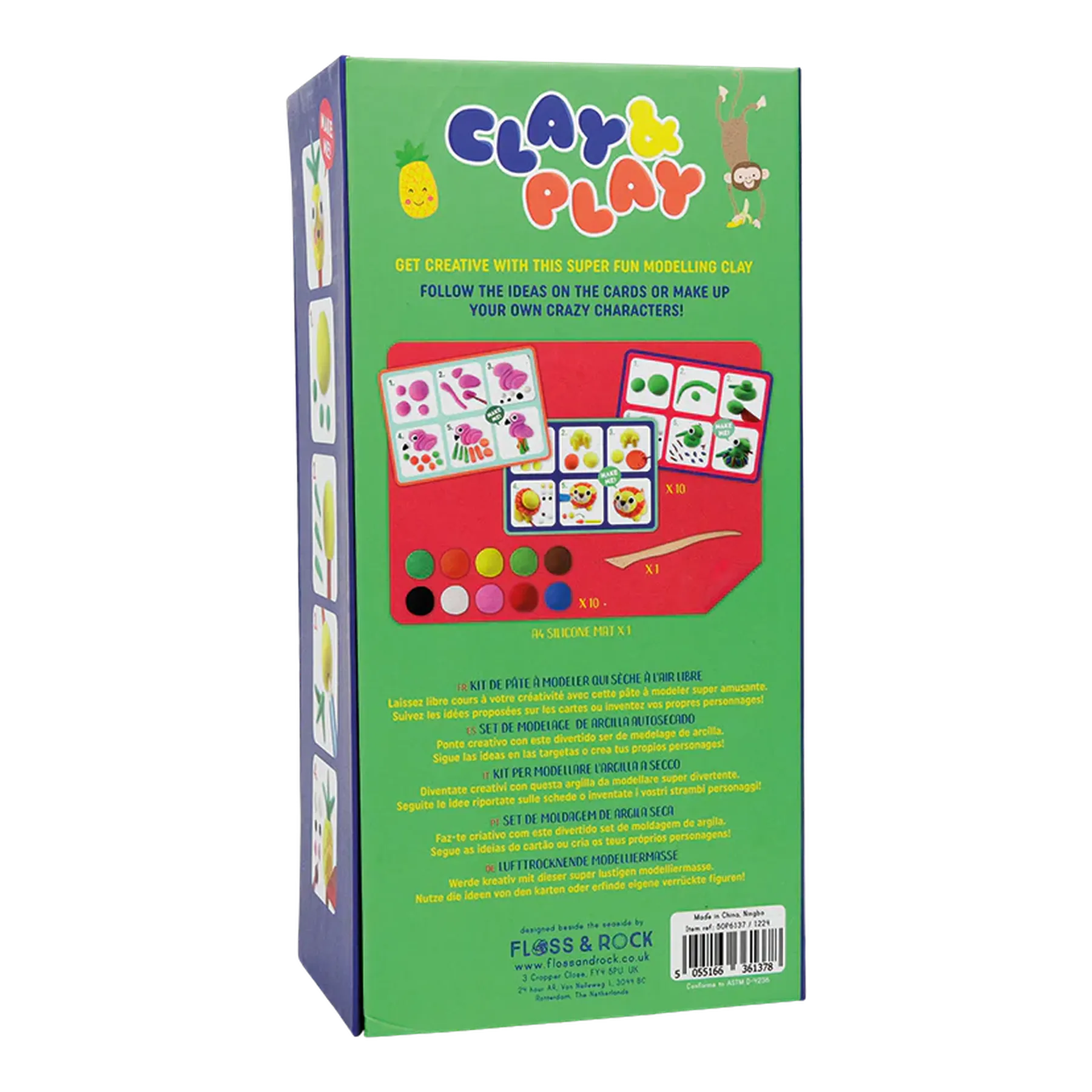 Set plastilină 10 culori, Clay & Play - 5