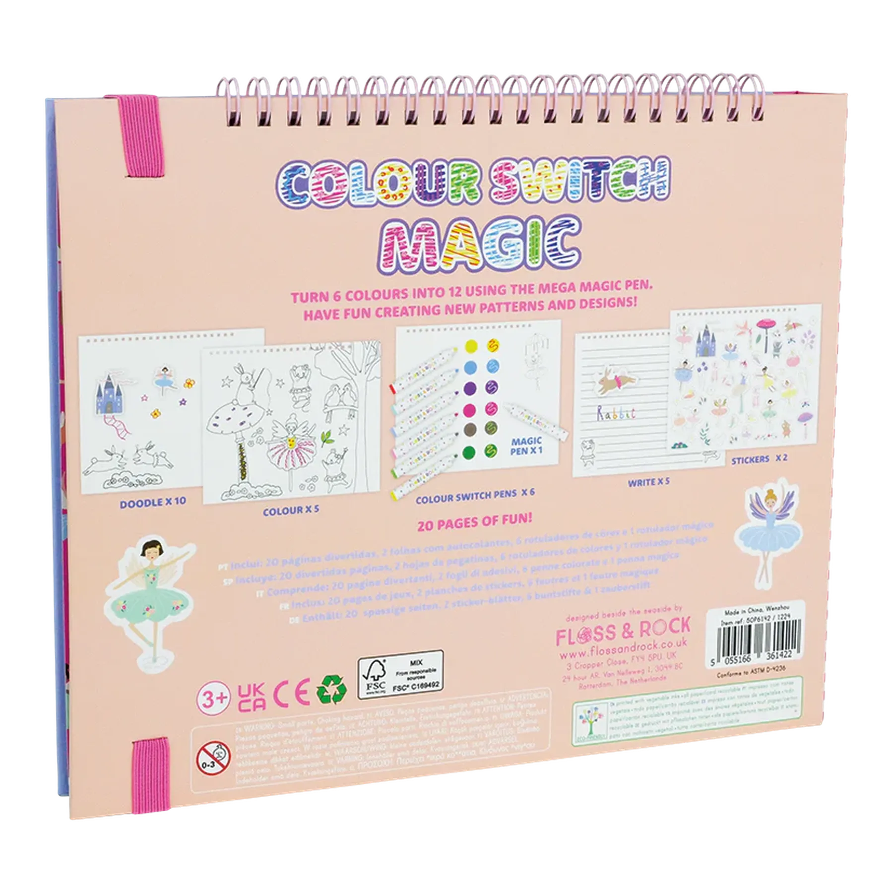 Caiet de colorat, Colour Switch Magic - 4