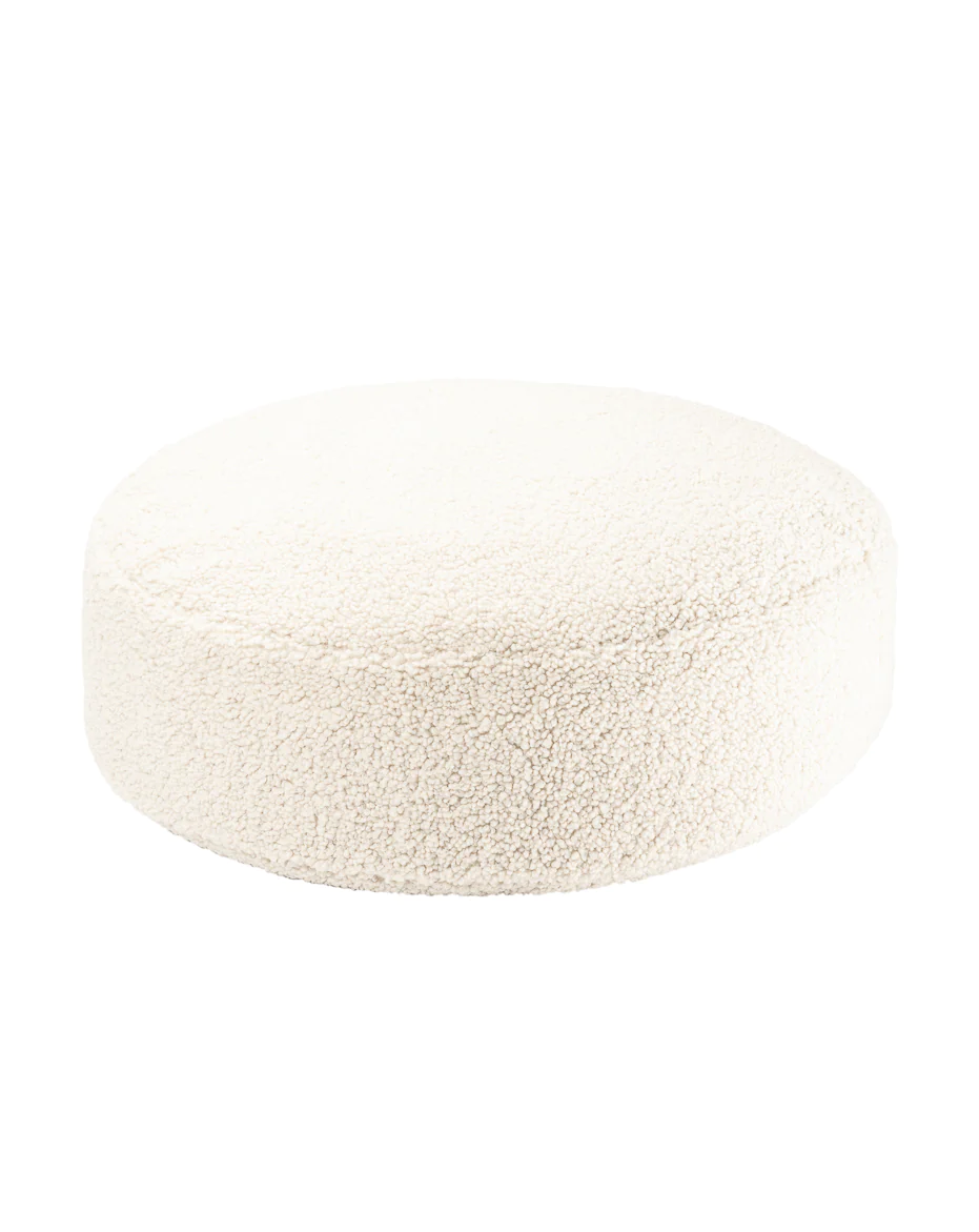 Product Image for Taburet rotund, Ottoman, cream white