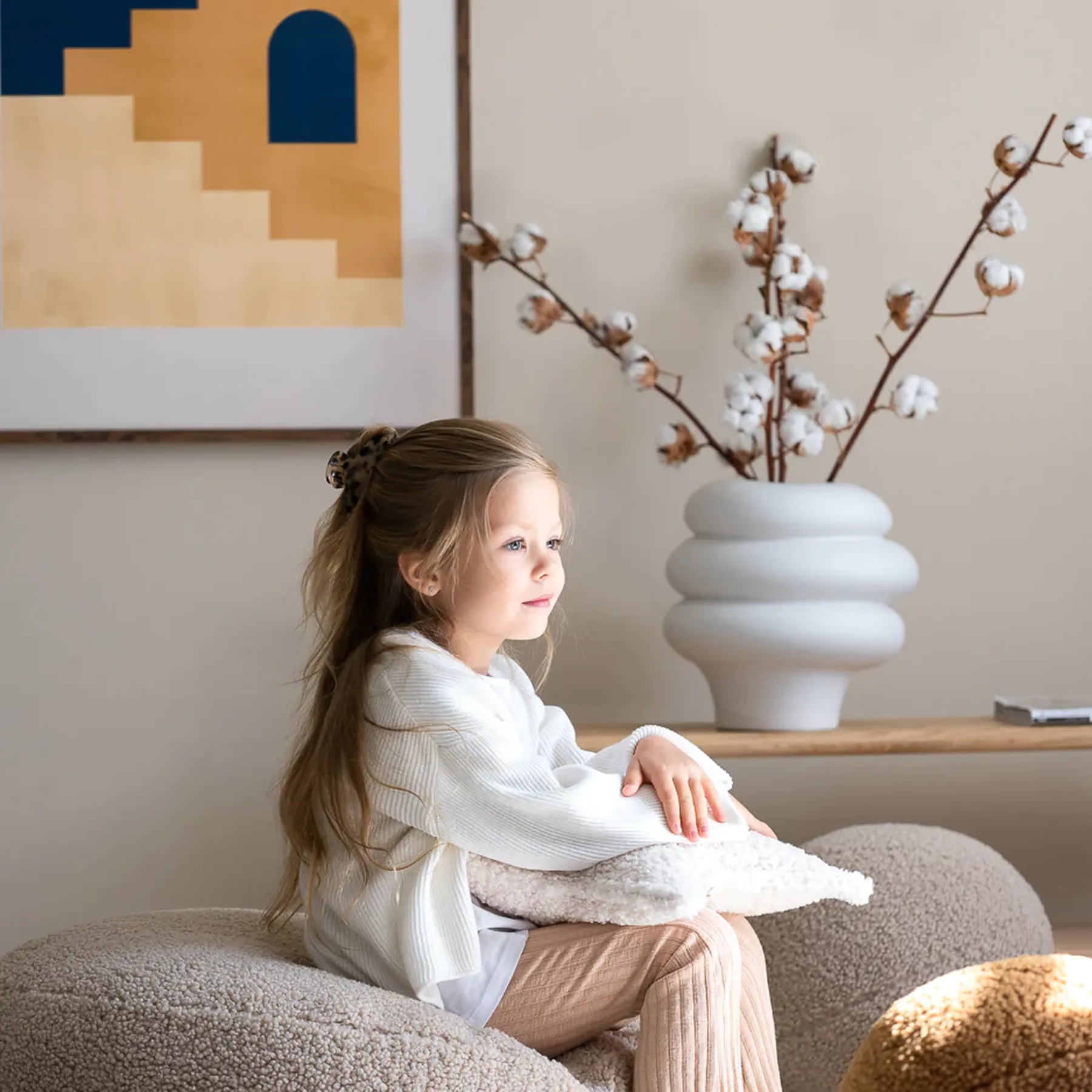 Taburet rotund, Ottoman - 2