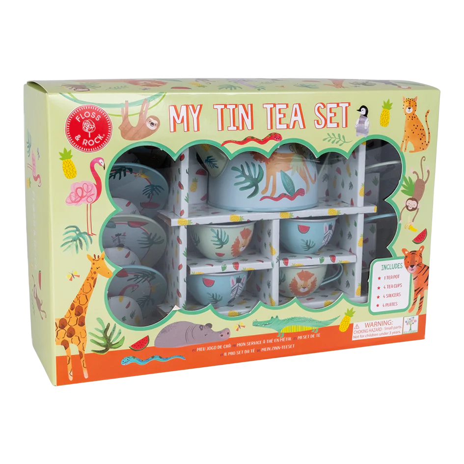 Product Image for Set de jucărie pentru servit ceai, 14 piese, jungle