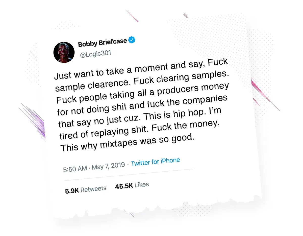 logic fuck sample clearances