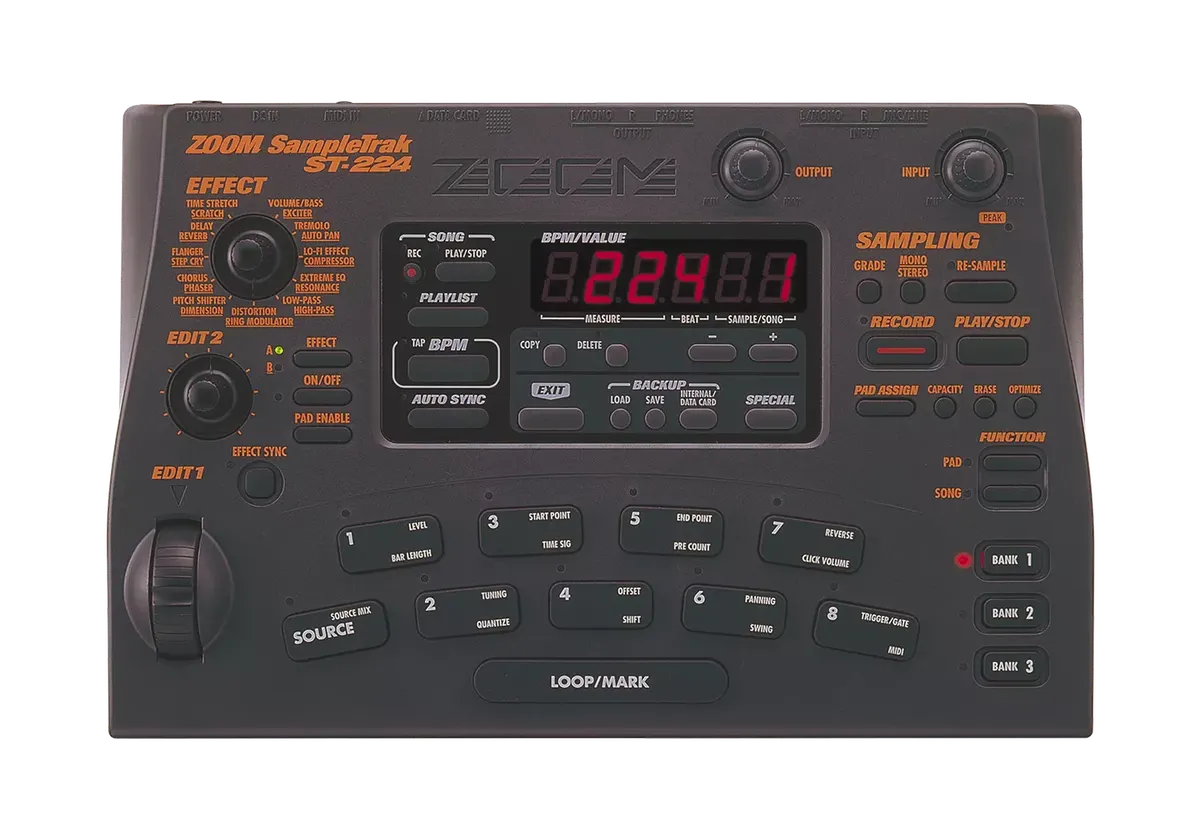 The Sampletrak ST-224 by Japanese manufacturer Zoom