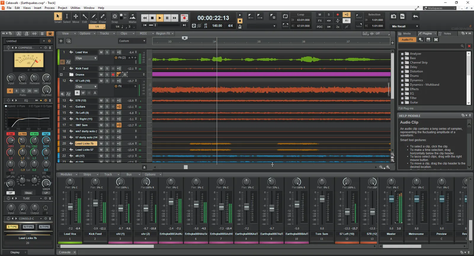 cakewalk free daw music production