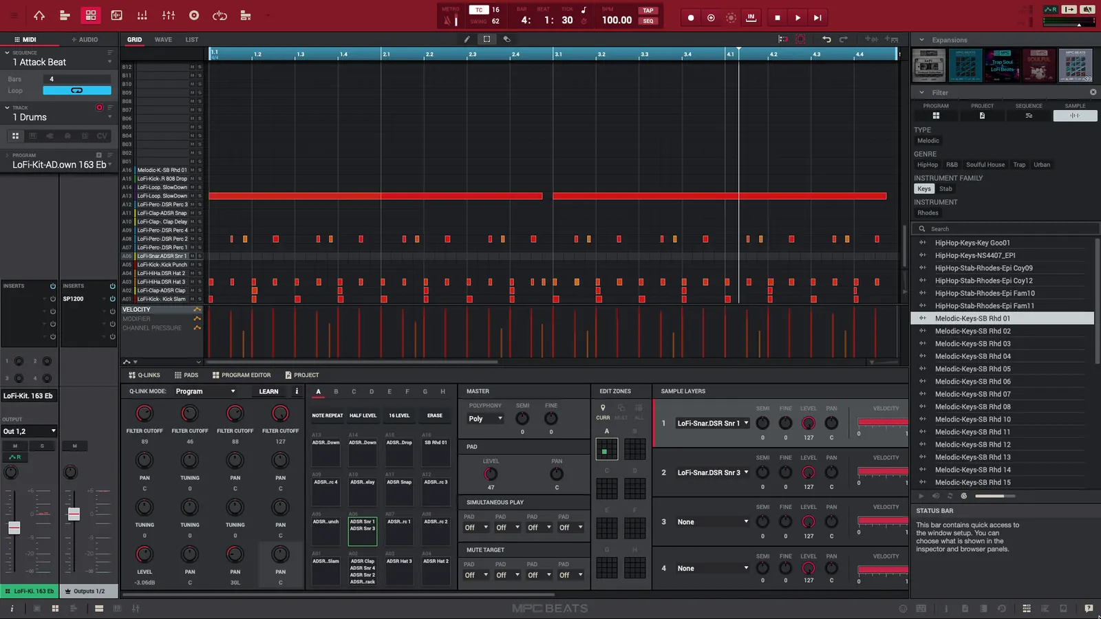 mpc beats free daw music production