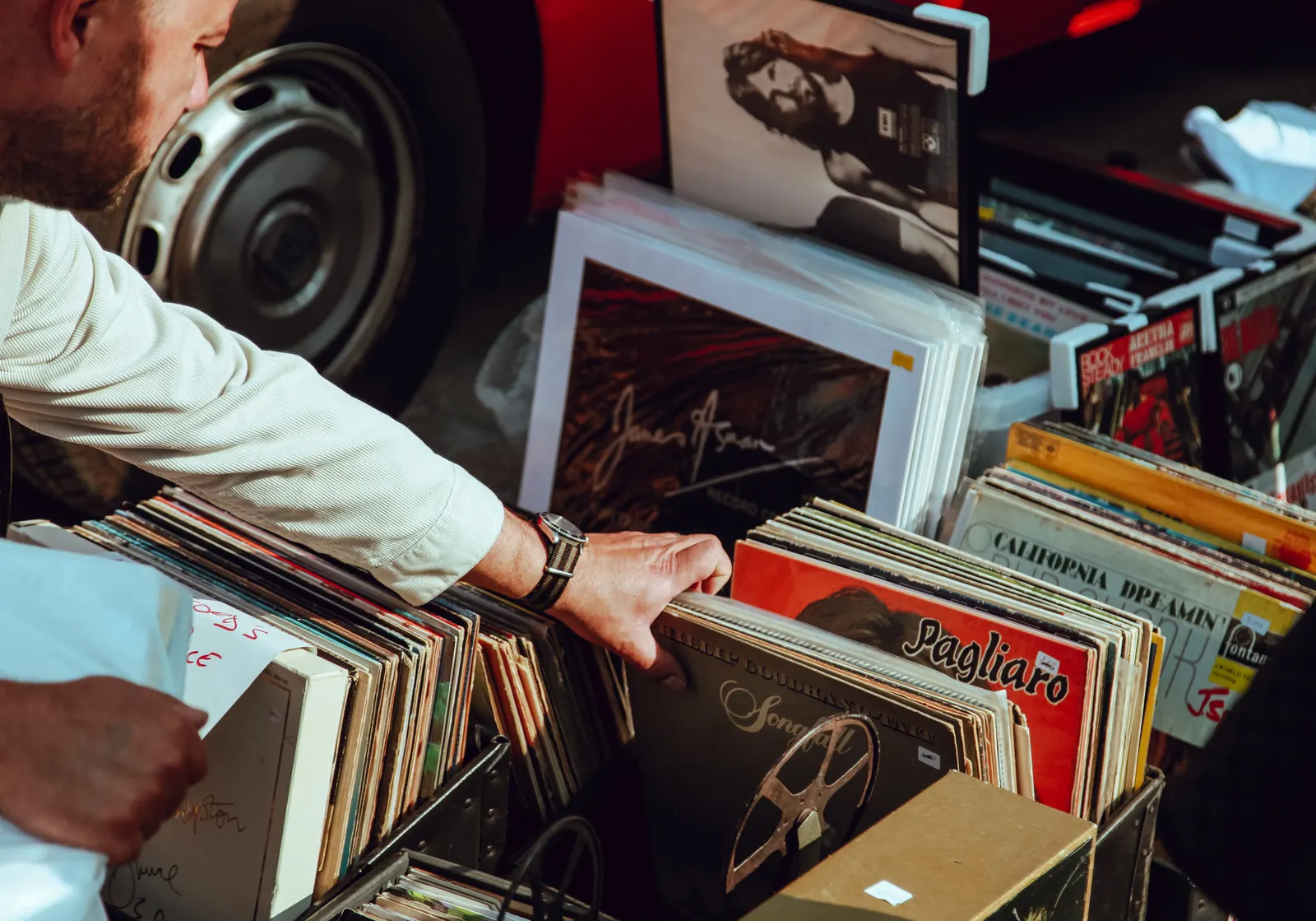 digging for samples vinyl