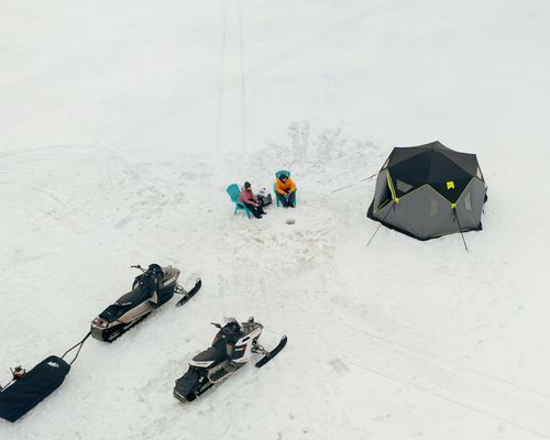 snowmobile camp