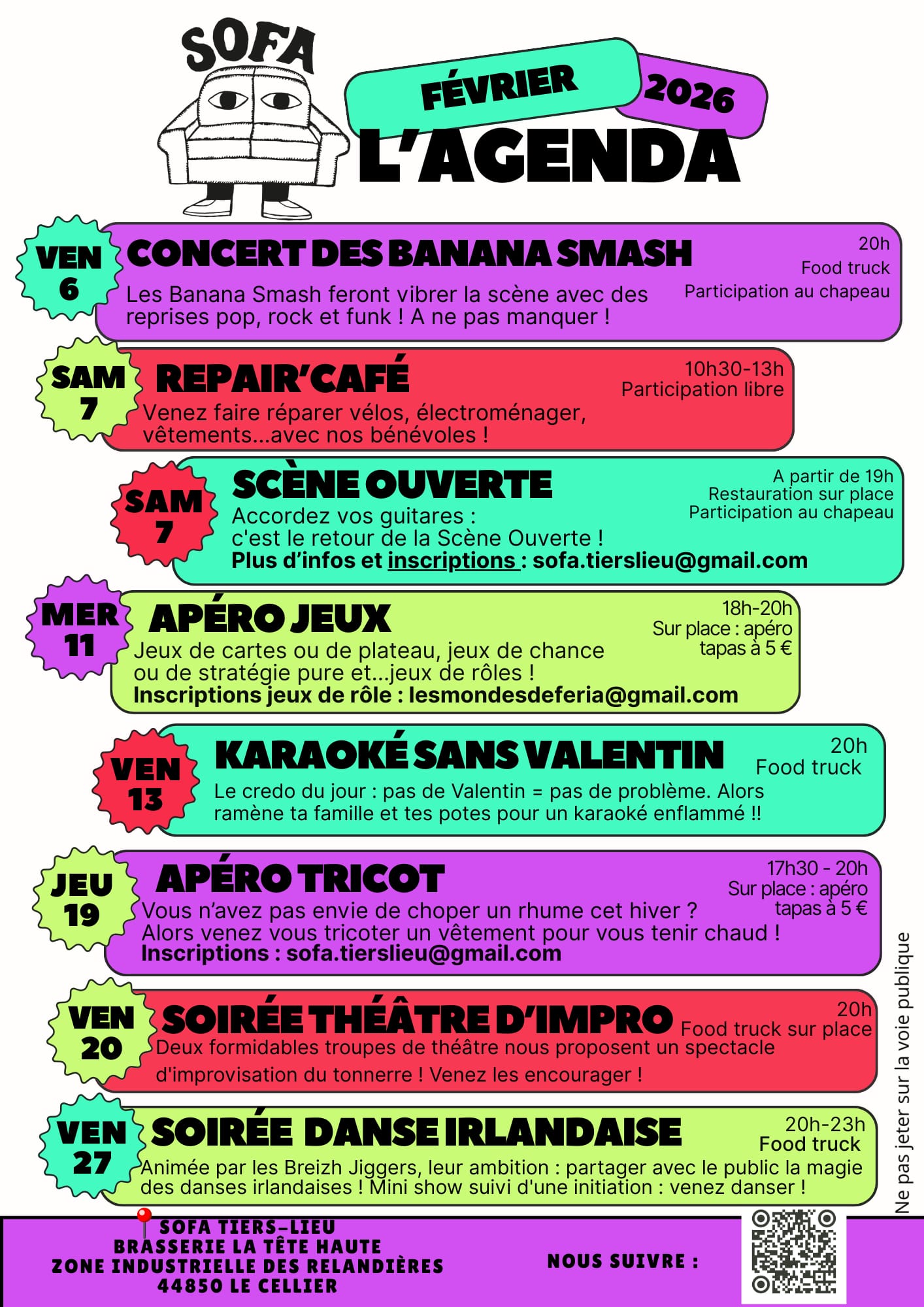 programation février sofa