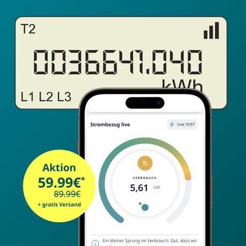 Smart Meter enox.live Rabattaktion versandkostenfrei