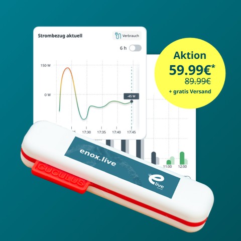 Werbebild Rabattaktion versandkostenfrei enox.live Stick