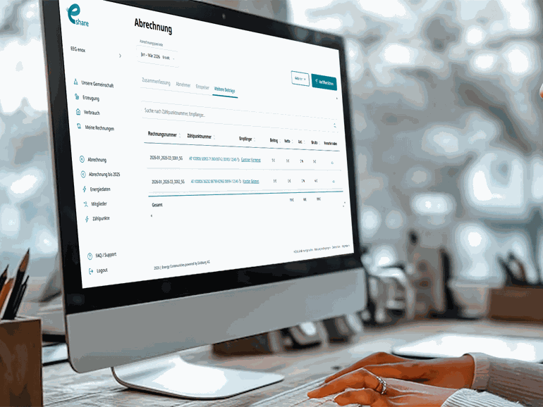 enox-share-rechnungsuebersicht
