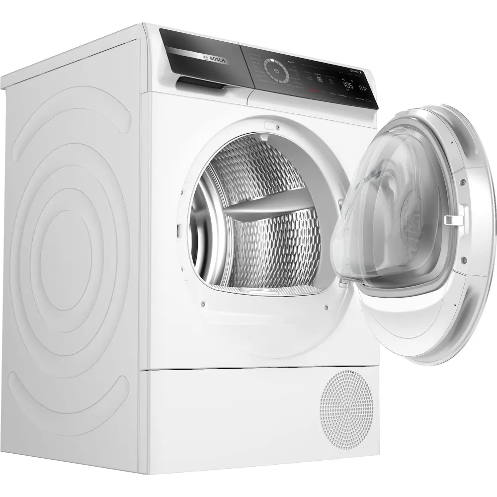 Dryer with open door.