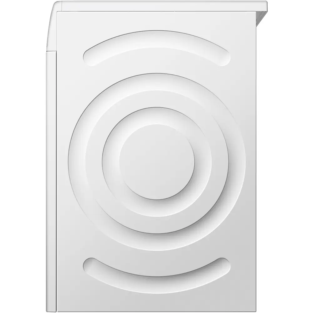 Left side of the dryer.