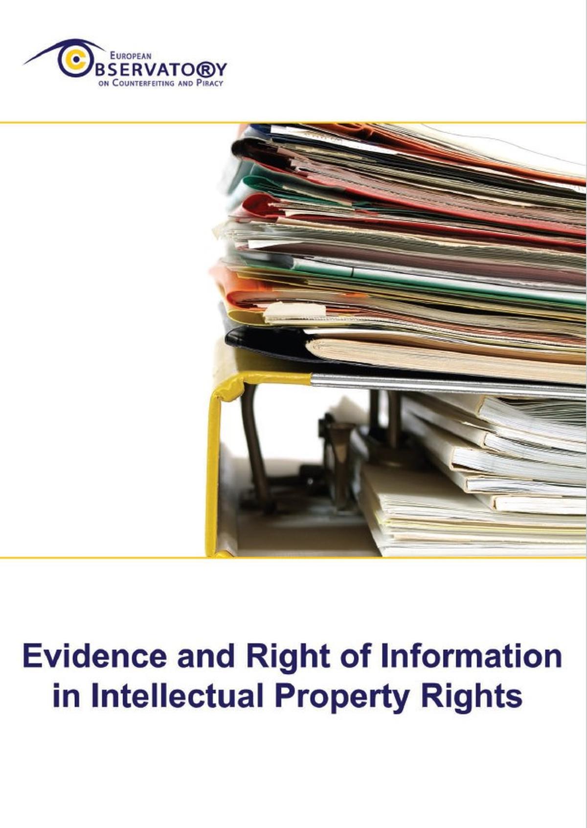 Evidence and right of information in Intellectual Property rights - EUIPO
