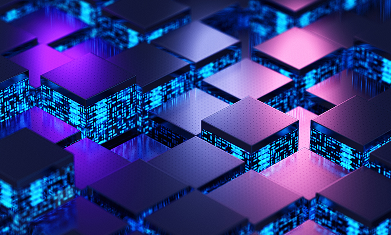 Detail illustration of electronic chips