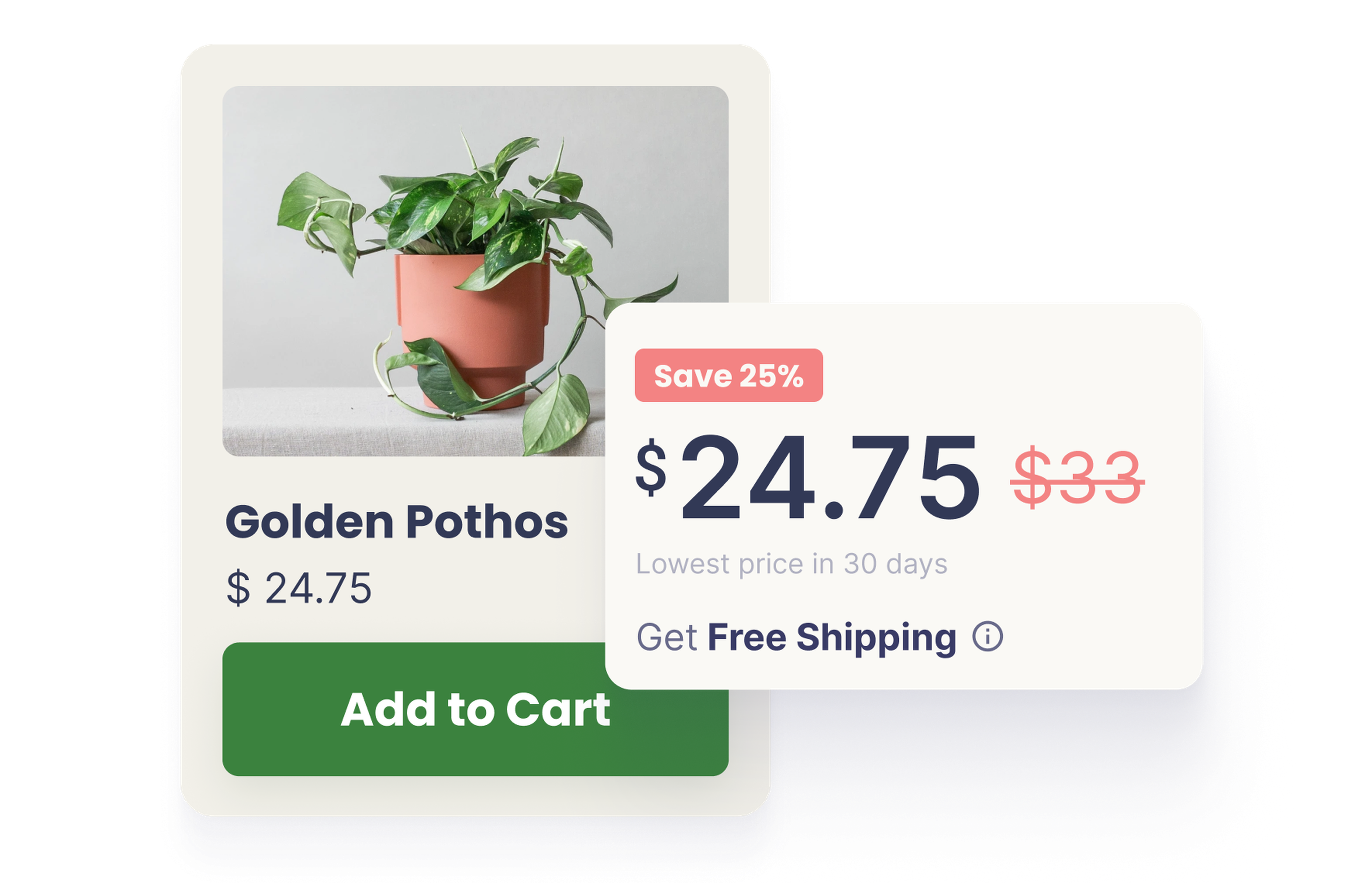 Pricing Engine strikethrough pricing