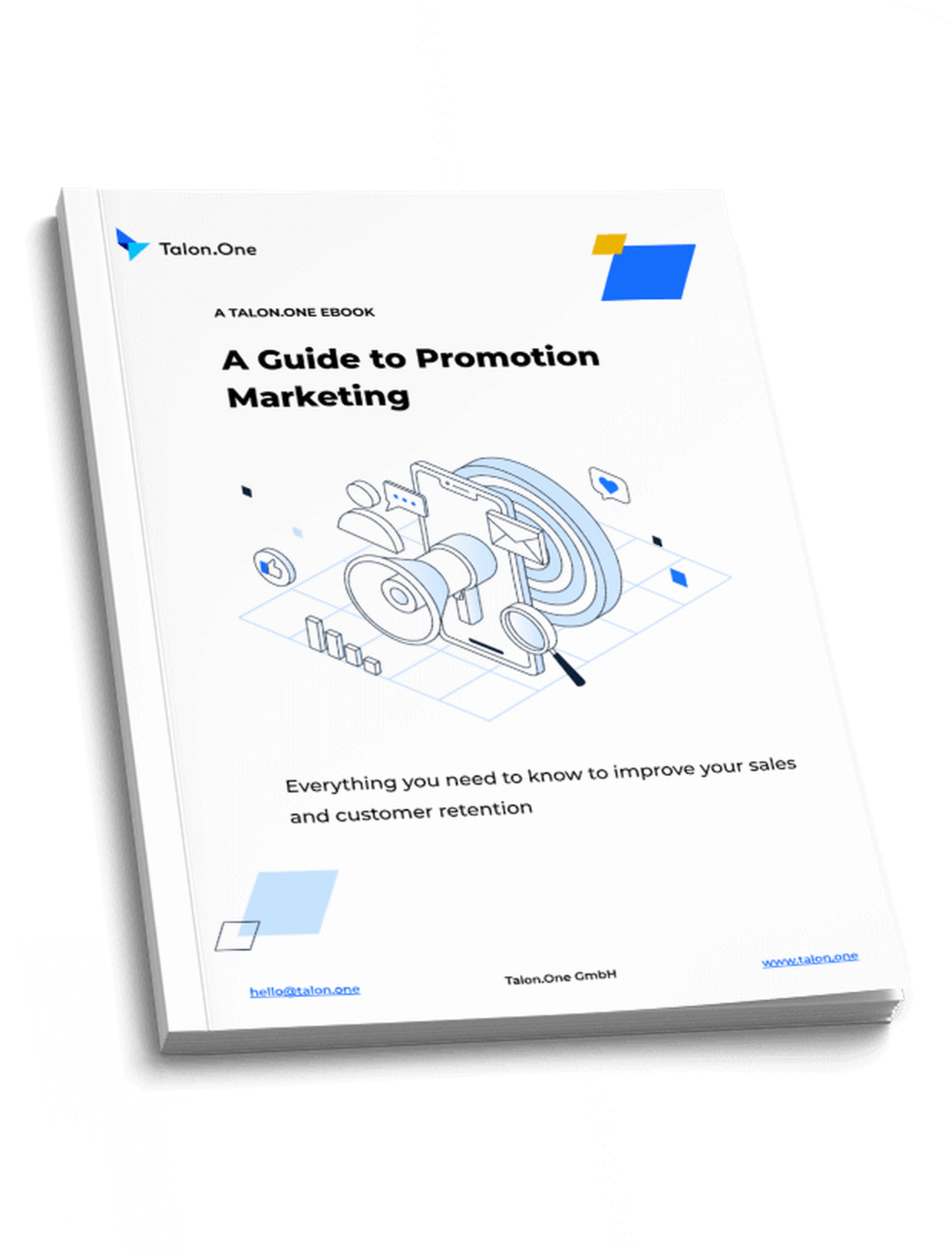 An illustration of the Guide To Promotion Marketing ebook cover
