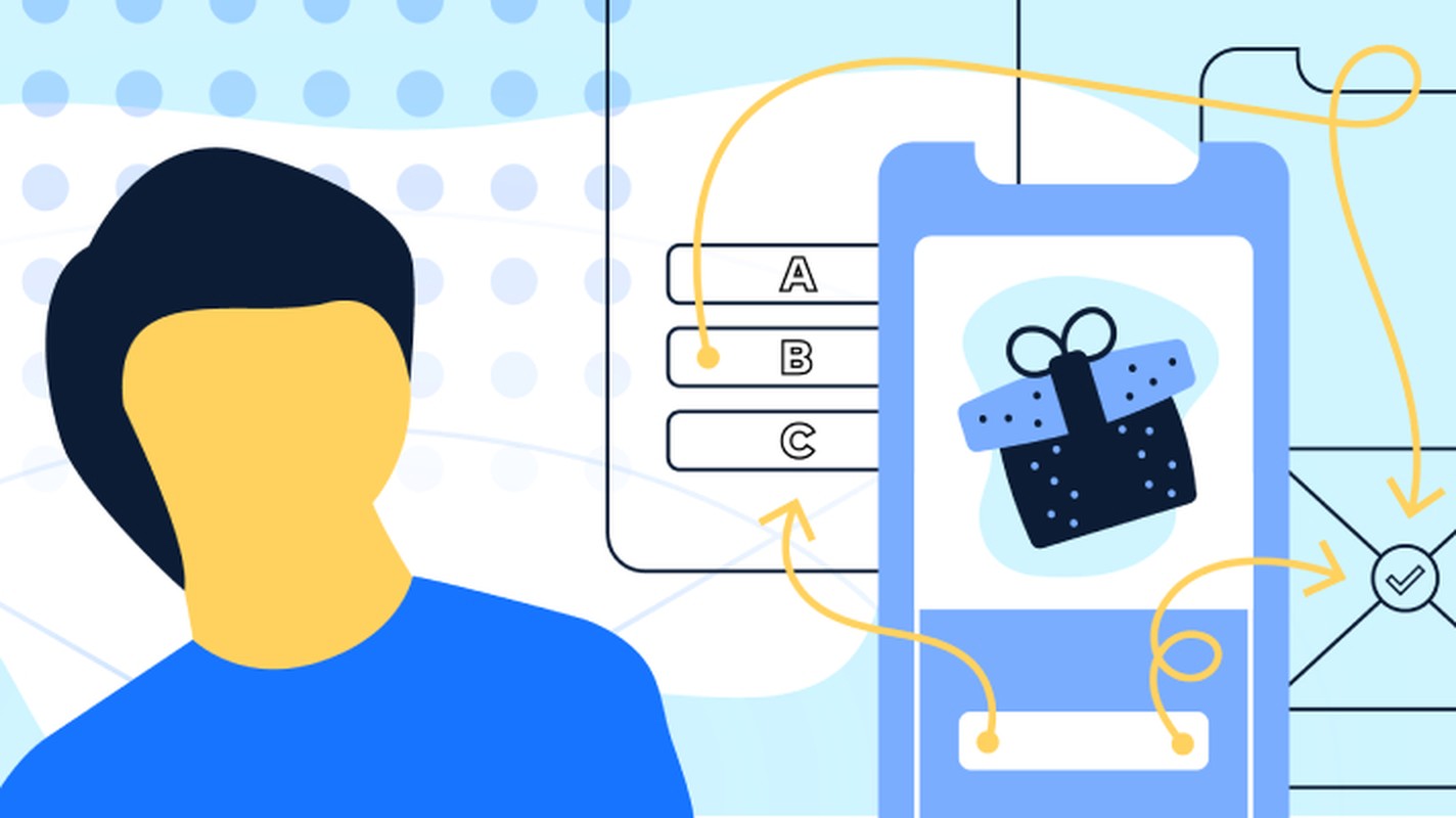 Illustration of customer UX