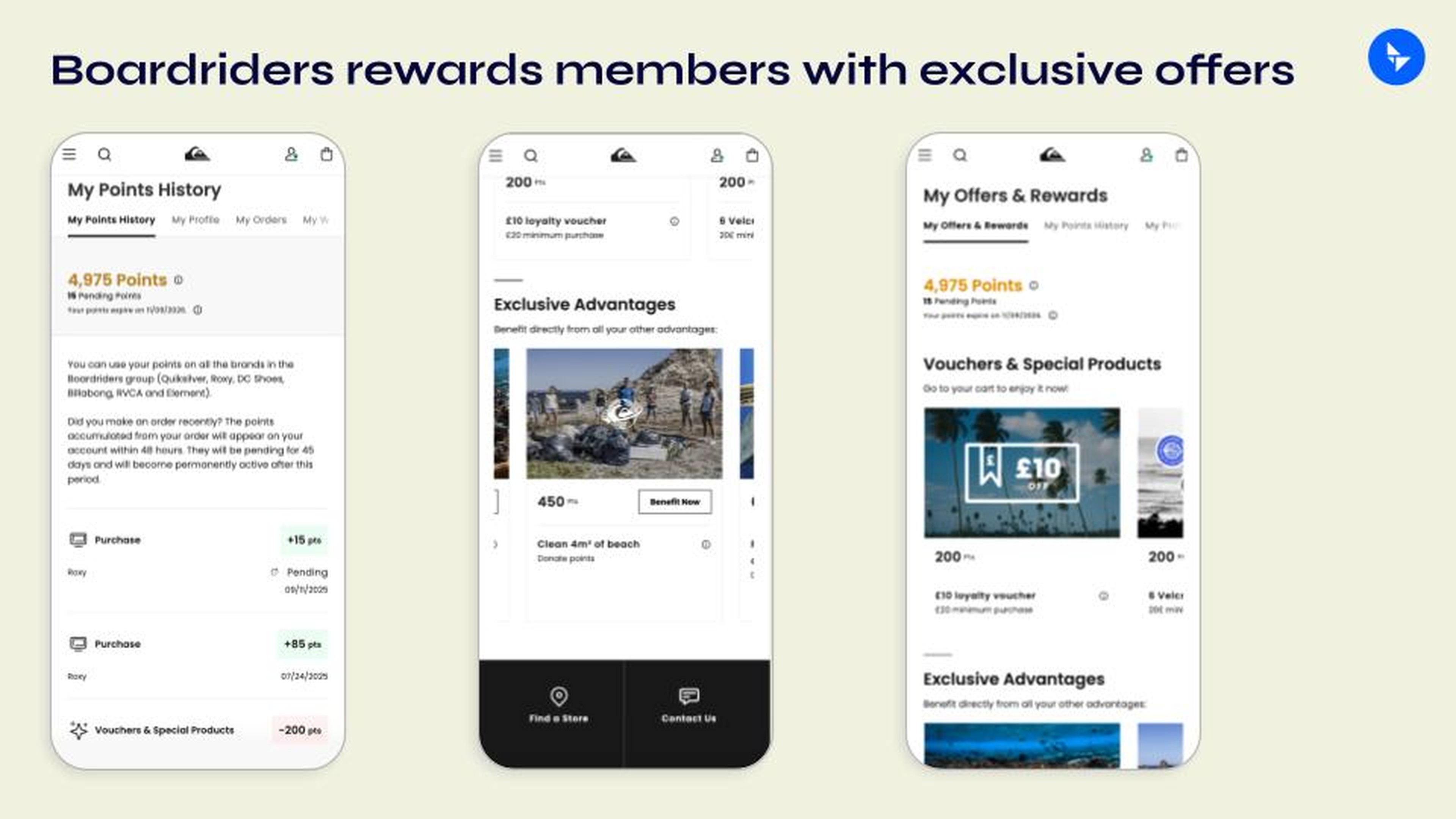 Boardriders loyalty program