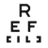 Textlogo mit den Buchstaben „R“, „E“, „F“ vertikal gestapelt und „E“, „I“, „L“, „A“ gespiegelt horizontal darunter.