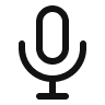 Icon eines Mikrofons