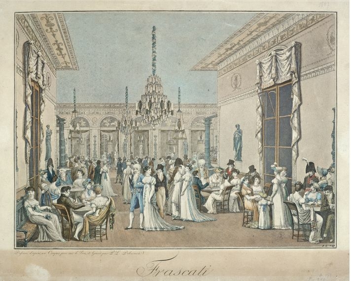 Frascati (glaces italiennes) Debucourt, Philibert Louis 1807 DR - Musée Carnavalet