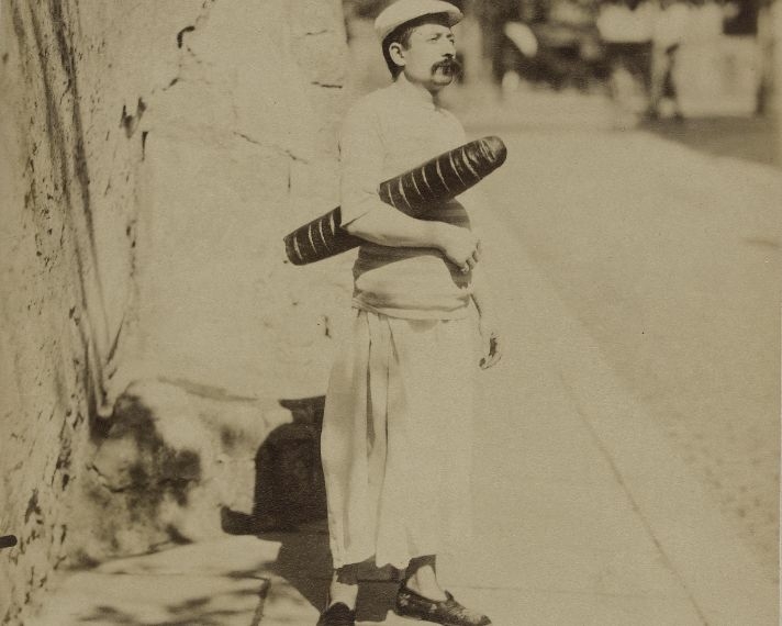 Boulanger, rue Candolle, quartier Mouffetard, 5ème arrondissement, Paris DR - Bibliothèque Historique de la Ville de Paris