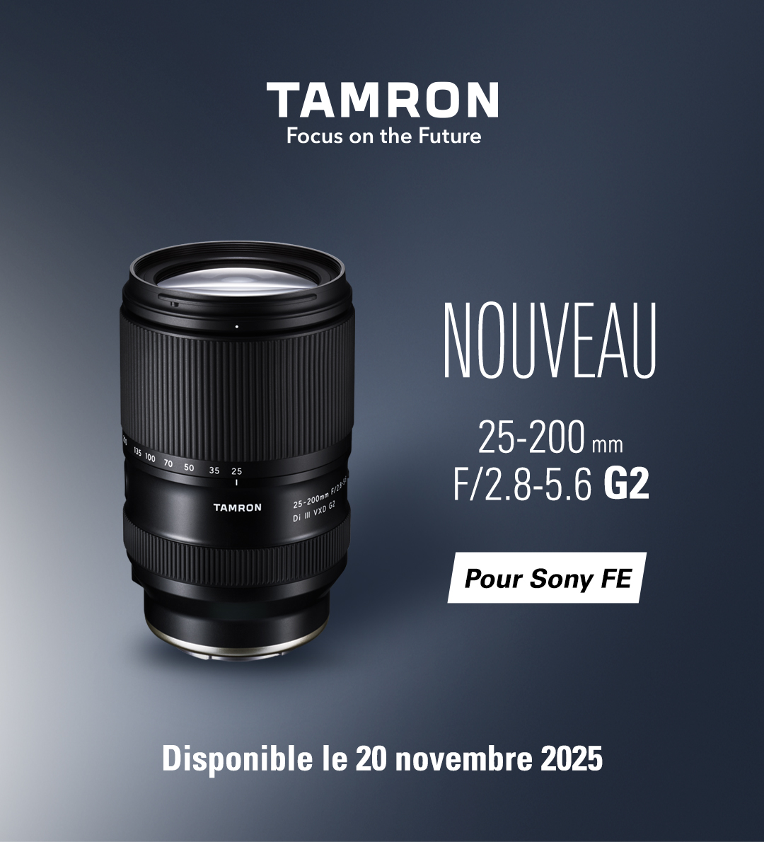 25-200mm F/2.8-5.6 Di III VXD G2 (modèle A075)