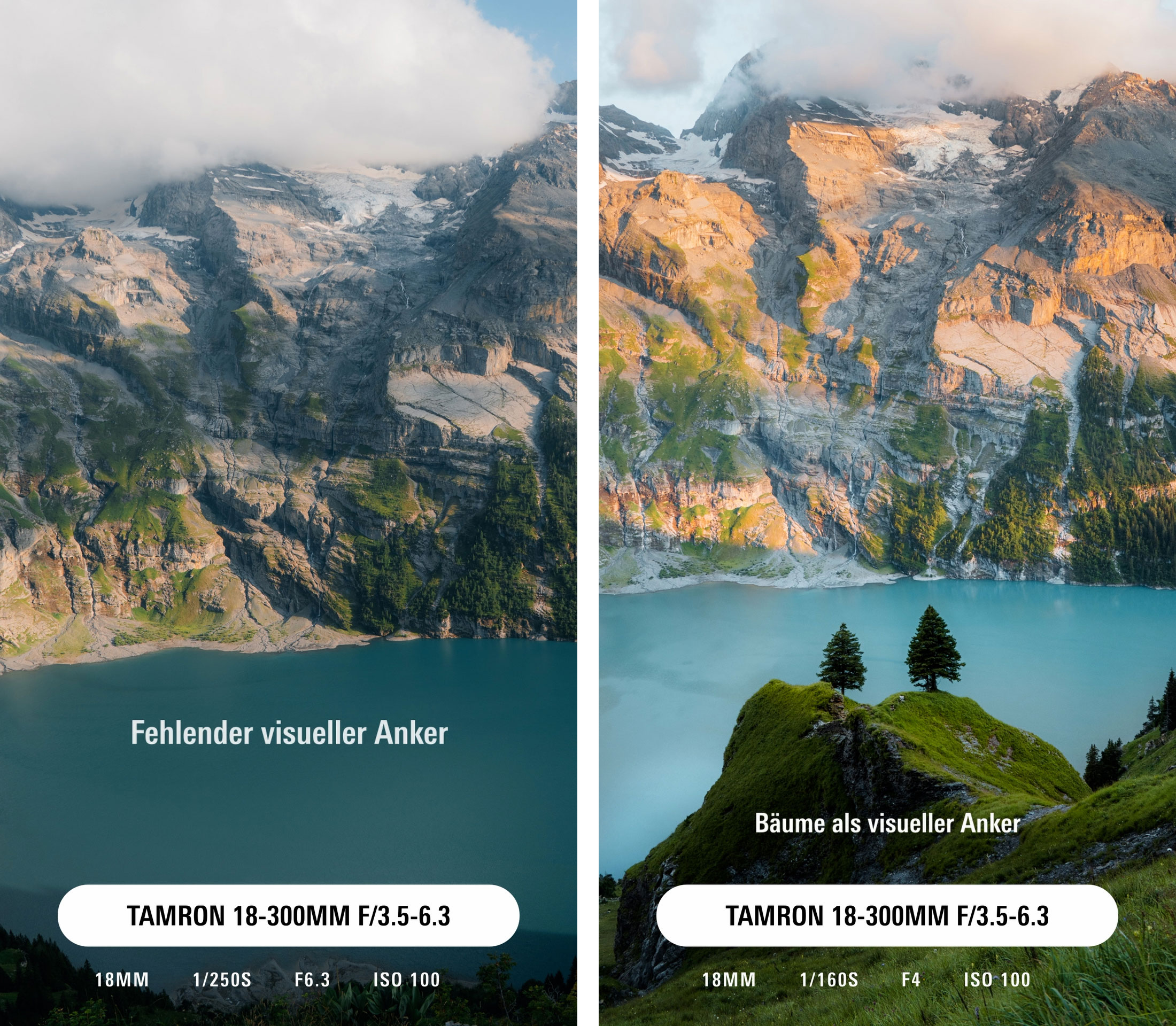 Fehlender visueller Anker