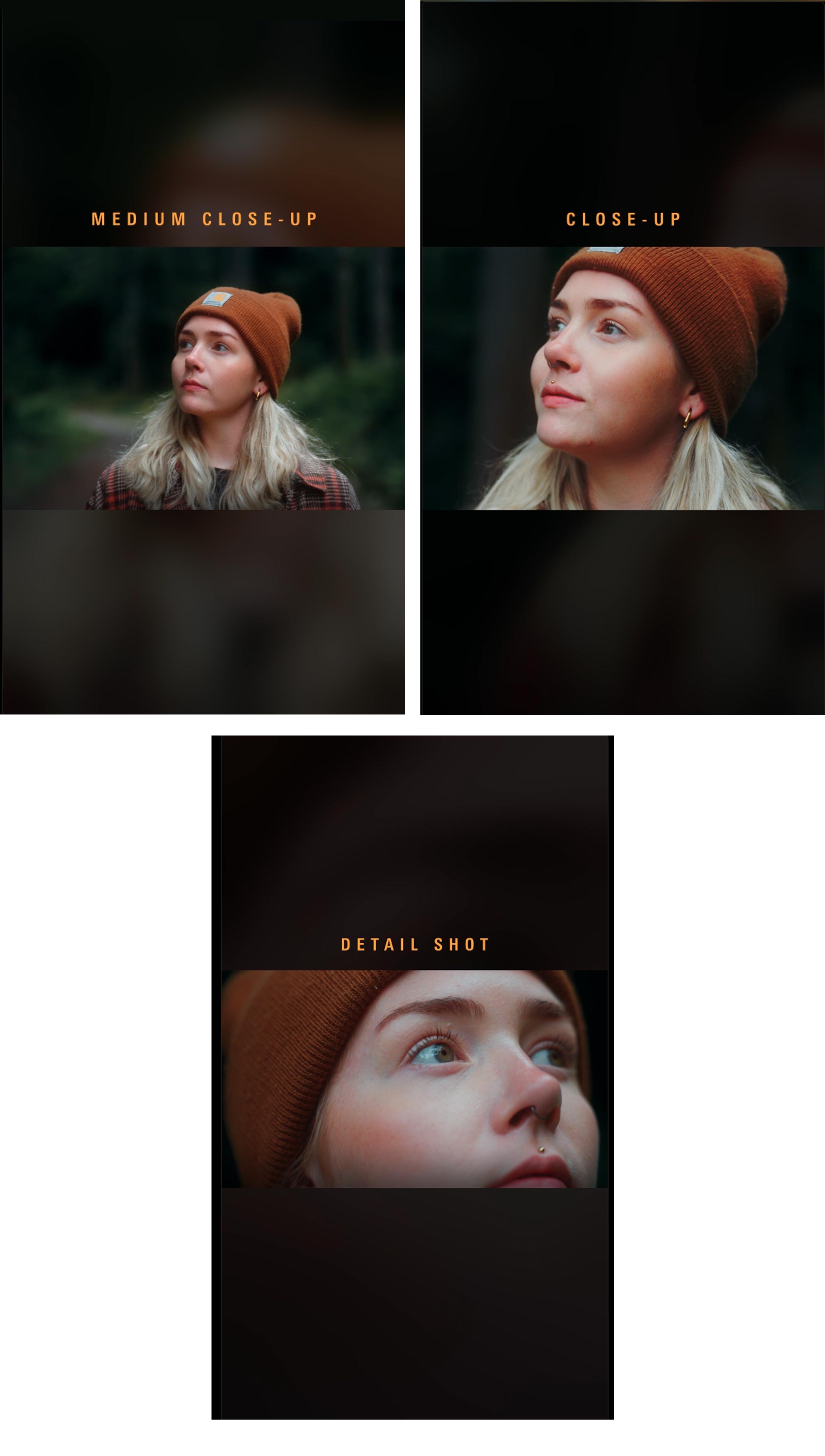 Here you can see different image details and how they appear.