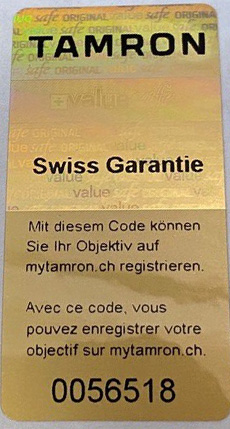 Autocollant de sécurité